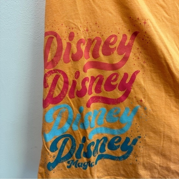 NWT Disney Parks Disney Magic Tank Top Razorback Orange - Picture 2 of 5